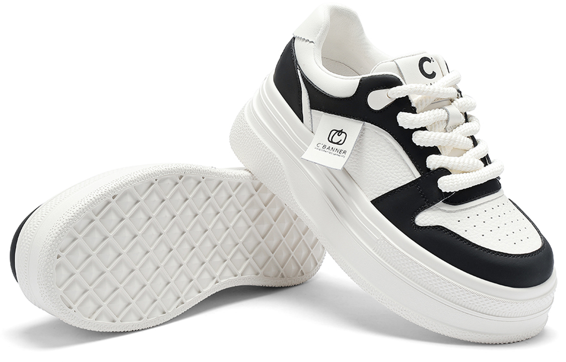 (W) C°BANNER Low-Top Sneakers 'Classic Black' 圖 5