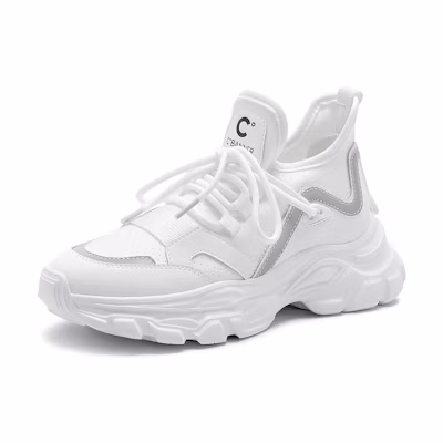 (W) C°BANNER Low 'White Dad Shoe'