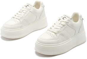 (W) (女性用) C°BANNER ロー ホワイトレザープラットフォーム Q7031423D24 Q7031423D24 Order (W) (女性用) C°BANNER ロー ホワイトレザープラットフォーム Q7031423D24 Q7031423D24