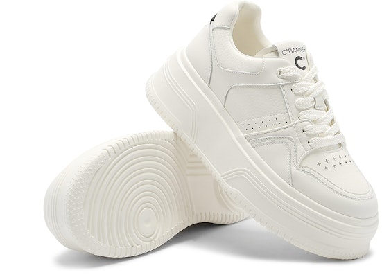 (Women) C°BANNER Low 'White Leather Platform' Q7031423D24 Lookbook (Women) C°BANNER Low 'White Leather Platform' Q7031423D24