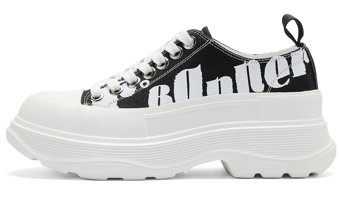 (W) C°BANNER Low Top 'Black Letter Colorblock'