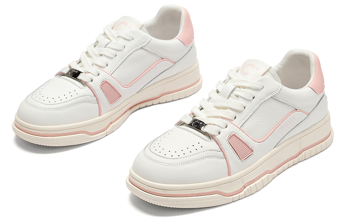 (W) C°BANNER Low Top Platform Sneaker 'Beige Pink' 圖 3