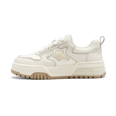 (W) C°BANNER Low Top Platform Sneakers 'Beige CMFT'