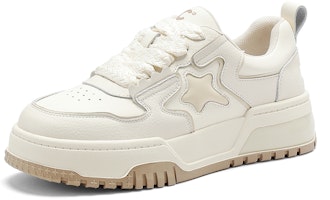 (W) C°BANNER Low Top Platform Sneakers 'Beige Comfort' Kasut Be platform Rendah Beige. QK433588D73 Order (W) C°BANNER Low Top Platform Sneakers 'Beige Comfort' Kasut Be platform Rendah Beige. QK433588D73