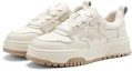 Lookbook (W) C°BANNER Low Top Platform Sneakers 'Beige Comfort' Kasut Be platform Rendah Beige. QK433588D73
