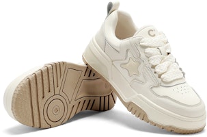 (W) C°BANNER Low Top Platform Sneakers 'Beige Comfort' Kasut Be platform Rendah Beige. QK433588D73 Shop (W) C°BANNER Low Top Platform Sneakers 'Beige Comfort' Kasut Be platform Rendah Beige. QK433588D73