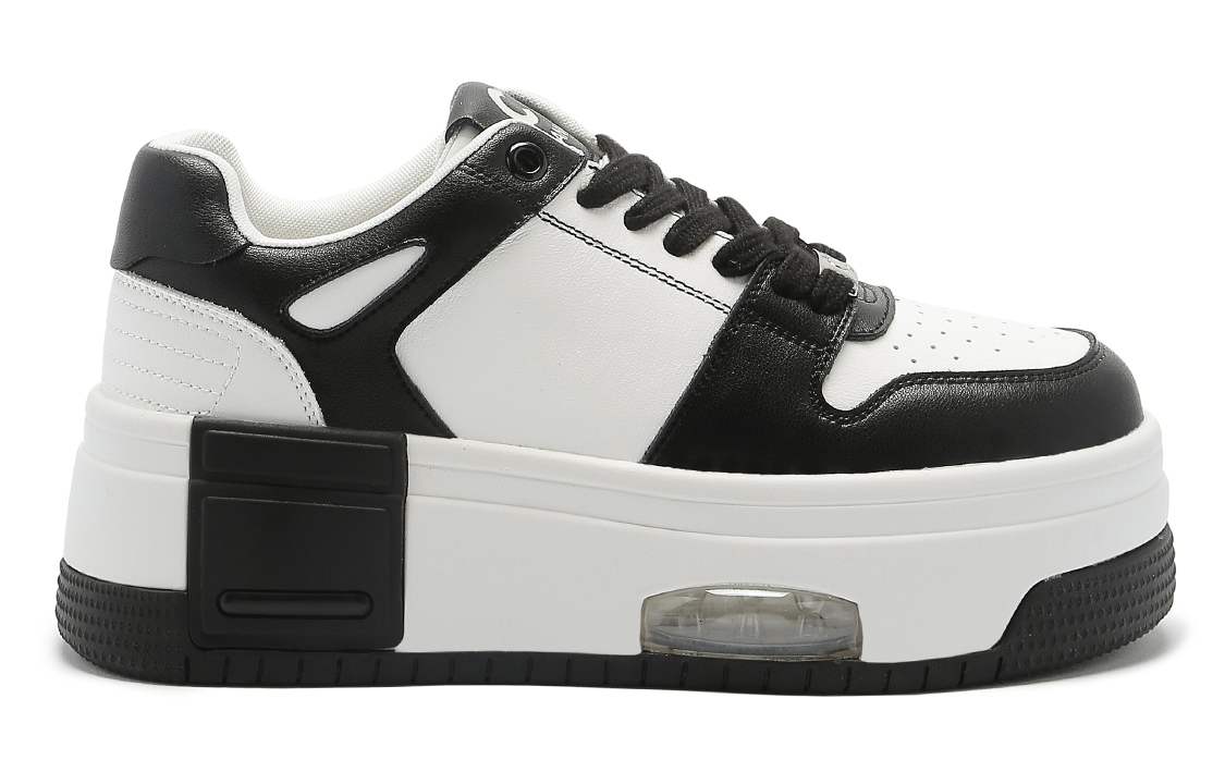 (W) C°BANNER Low Top Sneaker 'Black White' 圖 2