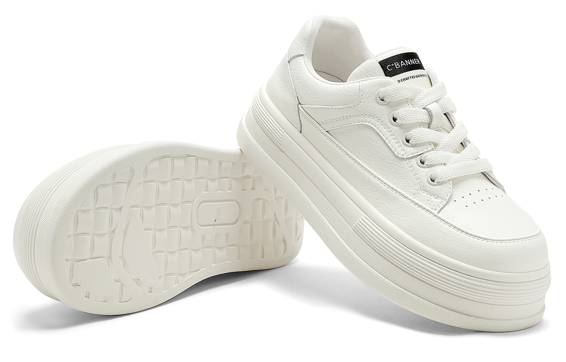 (W) C°BANNER Low Top Sneaker 'White' 圖 5