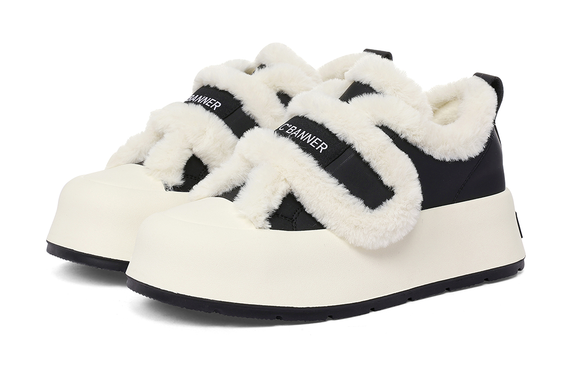 Cheap (Women) C°BANNER Magic Tape Leather Low-Top 'Warm Comfort' QL333127M24