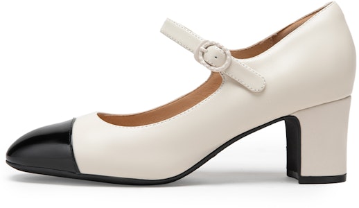 (W) C°BANNER Mary Jane Tumit Tinggi 'Kulit Retro Perancis' A23183104 Buy (W) C°BANNER Mary Jane Tumit Tinggi 'Kulit Retro Perancis' A23183104