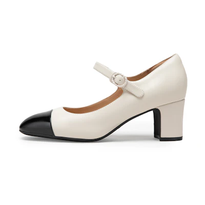 (W) C°BANNER Mary Jane High Heels 'Retro French Leather'