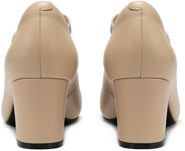 (W) C°BANNER Mary Jane Tumit Tinggi 'Kulit Retro Perancis' A23183104 2