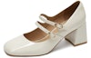 Lookbook (W) Kasut Tumit Tinggi C°BANNER Mary Jane Retro 'Beige' A22497032A04