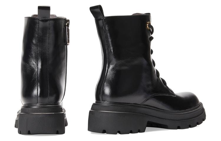 Lookbook (W) C°BANNER Sepatu Martin Betis-Tebal Zip 'Hitam' A21531508B01