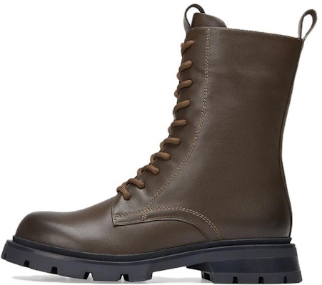(Women) C°BANNER Mid-Cut Round Toe Martin Boots 'Khaki' A21519001B15 Buy (Women) C°BANNER Mid-Cut Round Toe Martin Boots 'Khaki' A21519001B15