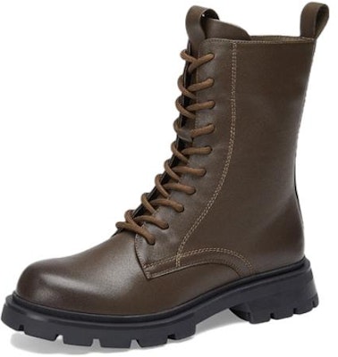 (Women) C°BANNER Mid-Cut Round Toe Martin Boots 'Khaki' A21519001B15 Order (Women) C°BANNER Mid-Cut Round Toe Martin Boots 'Khaki' A21519001B15