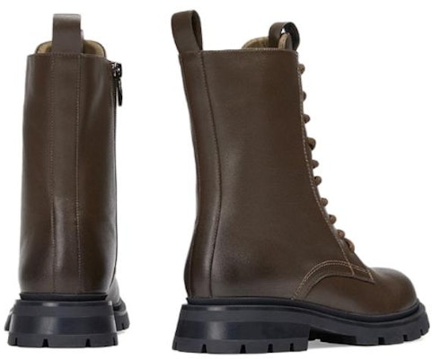 (Women) C°BANNER Mid-Cut Round Toe Martin Boots 'Khaki' A21519001B15 Shop (Women) C°BANNER Mid-Cut Round Toe Martin Boots 'Khaki' A21519001B15