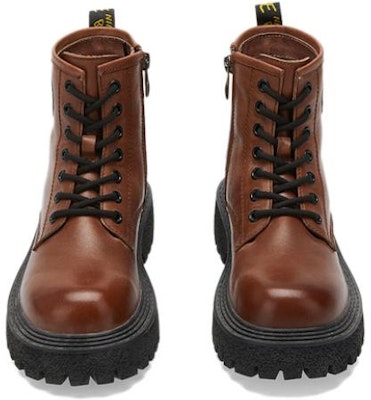 (Women) C°BANNER Mid-Heel Round-Toe Boot 'Brown' A21521201B05 Lookbook (Women) C°BANNER Mid-Heel Round-Toe Boot 'Brown' A21521201B05