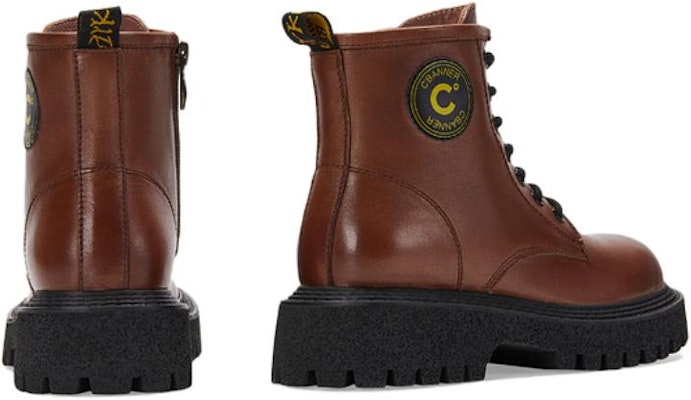 (Women) C°BANNER Mid-Heel Round-Toe Boot 'Brown' A21521201B05 Shop (Women) C°BANNER Mid-Heel Round-Toe Boot 'Brown' A21521201B05