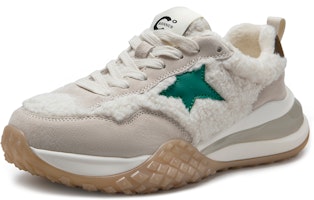 千百度C°BANNER 豬皮 中幫 板鞋 女款 綠 Lookbook 千百度C°BANNER 豬皮 中幫 板鞋 女款 綠