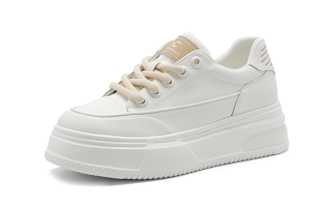 (W) C°BANNER Platform Low 'White Apricot' 圖 2