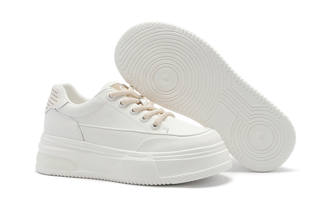 (W) C°BANNER Platform Low 'White Apricot' 圖 4