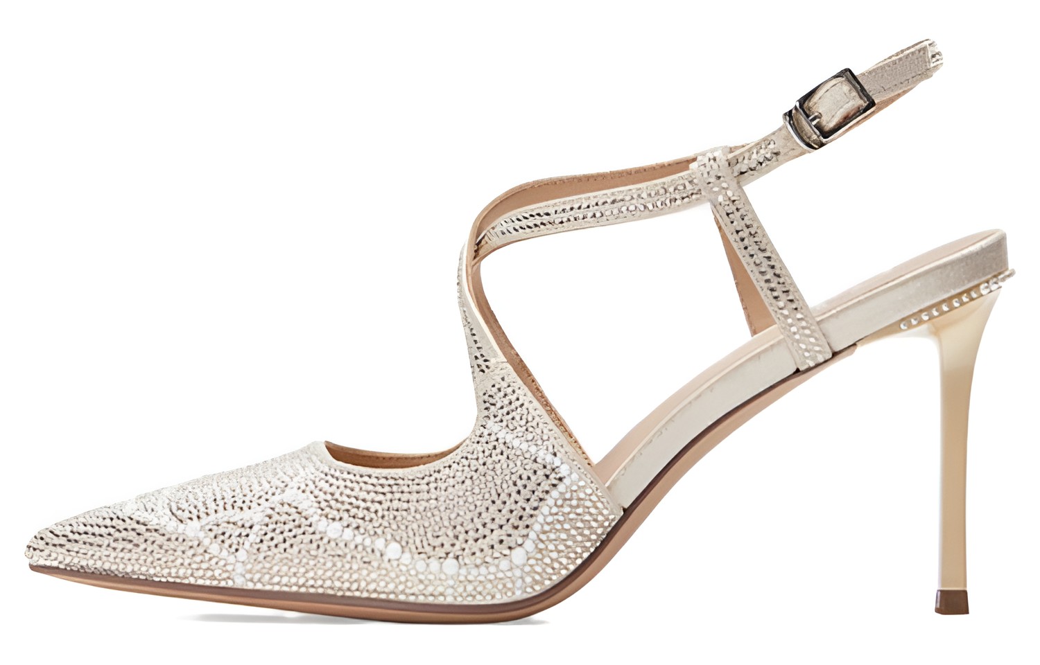 (W) C°BANNER Pointed-Toe High Heels 'Apricot'