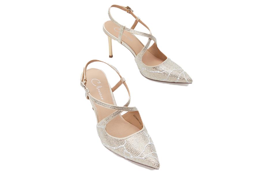 (W) C°BANNER Pointed-Toe High Heels 'Apricot' 圖 5