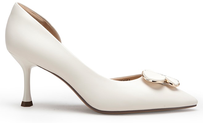 (W) C°BANNER Tacones de Aguja Punta Fina Trébol 'Beige' A23257711A04 Order (W) C°BANNER Tacones de Aguja Punta Fina Trébol 'Beige' A23257711A04