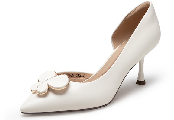 (W) C°BANNER Tacones de Aguja Punta Fina Trébol 'Beige' A23257711A04 Lookbook (W) C°BANNER Tacones de Aguja Punta Fina Trébol 'Beige' A23257711A04