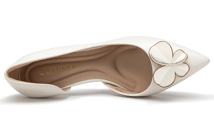 Purchase (W) C°BANNER Tacones de Aguja Punta Fina Trébol 'Beige' A23257711A04