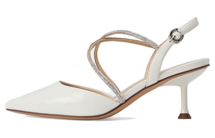 Buy 千百度C°BANNER 時尚尖頭水鑽高跟鞋 女款 米色