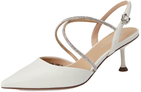 (W) C°BANNER 尖头镶钻高跟鞋‘米色’ A22205345A04 Order (W) C°BANNER 尖头镶钻高跟鞋‘米色’ A22205345A04