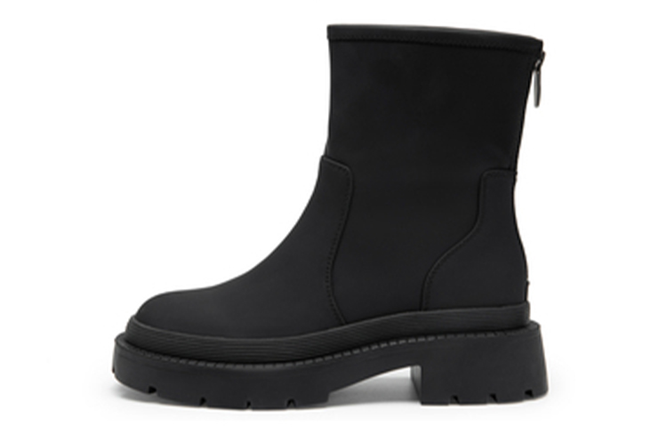 (W) C°BANNER PU Ankle Boots 'Trendy Matte Black'