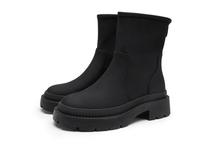 (W) C°BANNER PU Ankle Boots 'Trendy Matte Black' 圖 2