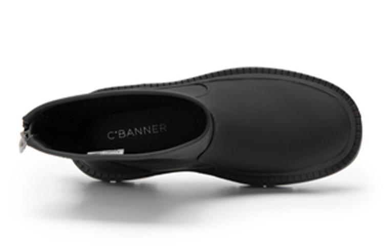 (W) C°BANNER PU Ankle Boots 'Trendy Matte Black' 圖 3