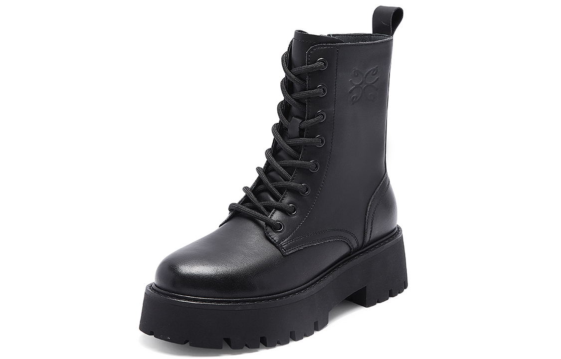 (W) C°BANNER PU Martin Boots 'Black Casual CMFT' 圖 2