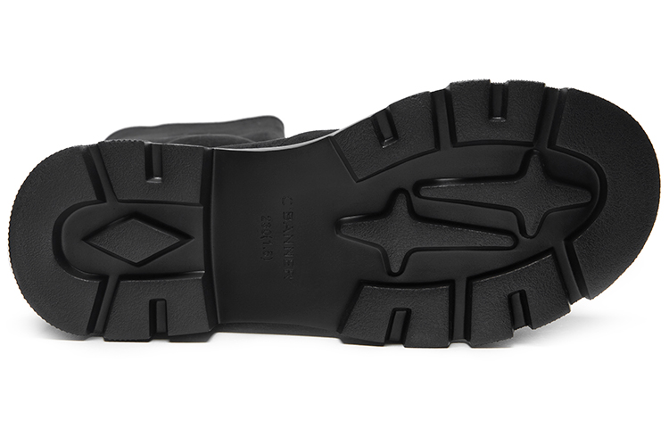 (W) C°BANNER Pure Color Ultra-Light High-Top Boots 'Black' 圖 6
