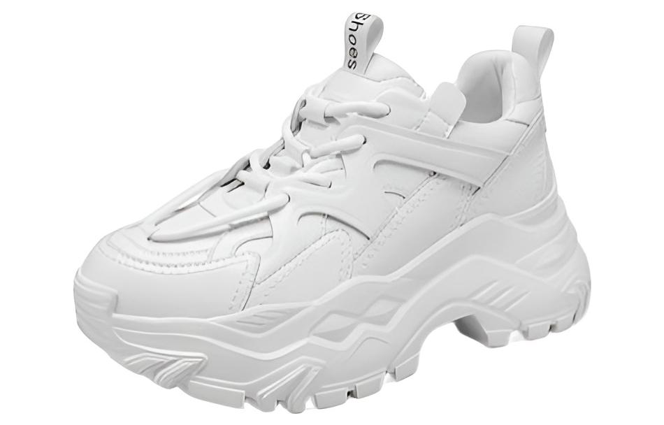 (W) C°BANNER QianBaiDu 'Casual Fashion Thick Sole Dad Shoe White' 圖 2