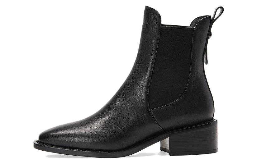 (Women) C°BANNER Retro Casual Zip Chelsea Boot 'Black' A21510106A01