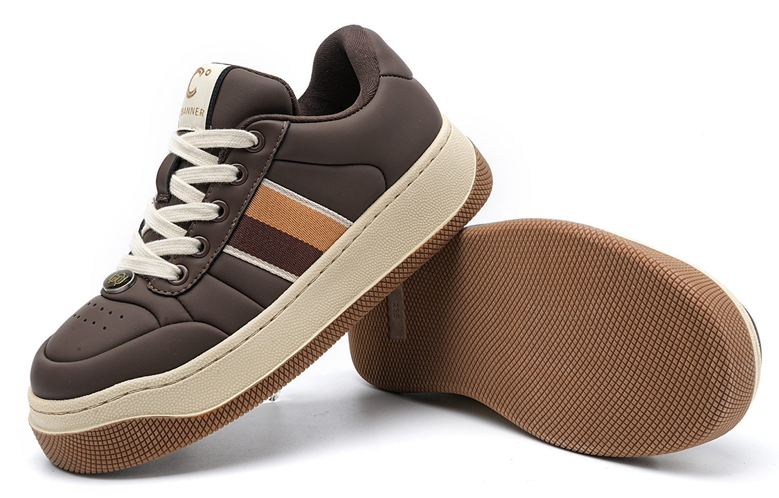(W) C°BANNER Retro Thick Sole Low-Top 'Tan' 圖 4