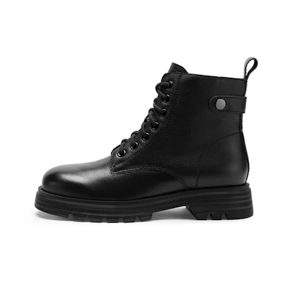 (W) C°BANNER Rider Leather Ankle 'Martins Black'