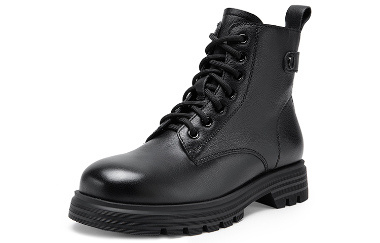 (W) C°BANNER Rider Leather Ankle 'Martins Black' 圖 3