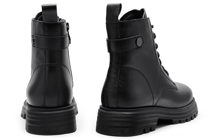 (W) C°BANNER Rider Leather Ankle 'Martins Black' 圖 4