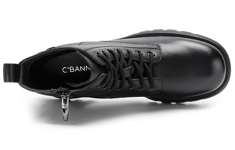 (W) C°BANNER Rider Leather Ankle 'Martins Black' 圖 5