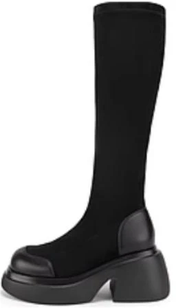 women-c-banner-round-toe-high-top-boots-7-5cm-black-a23589804