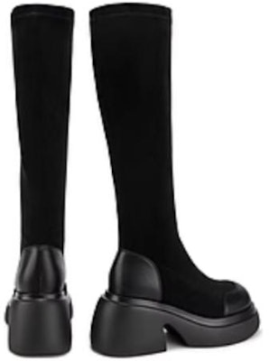 (Women) C°BANNER Round Toe High-Top Boots 7.5cm 'Black' A23589804 Lookbook (Women) C°BANNER Round Toe High-Top Boots 7.5cm 'Black' A23589804