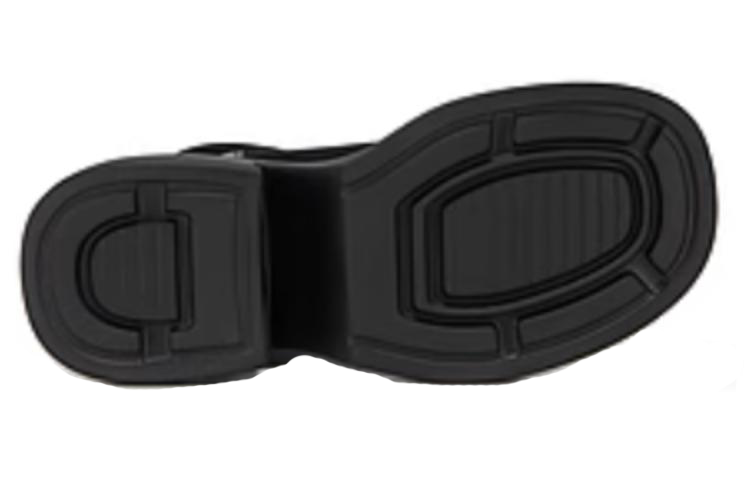 Shop (W) C°BANNER 圆头高帮靴 7.5cm '黑色' A23589804