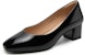 (W) Kasur Bulat Kulit Tinggi Tumit 4.5cm 'Chunky Heel' A23439910