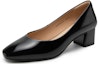 Lookbook (W) Kasur Bulat Kulit Tinggi Tumit 4.5cm 'Chunky Heel' A23439910